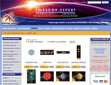 Tablet Screenshot of magazin.telescop-expert.ro